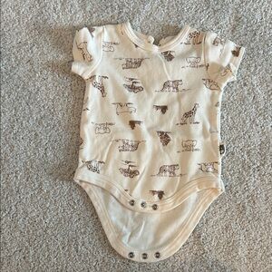 Safari Animal Print Cream Bodysuit